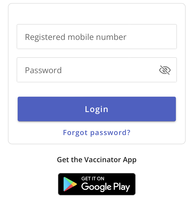 uwinvaccinator.mohfw.gov.in App